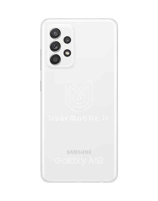 عکس پشت گوشی سامسونگ گلکسی A52 رنگ سفید - Samsung Galaxy A52 SM-A525F/DS White Colors5